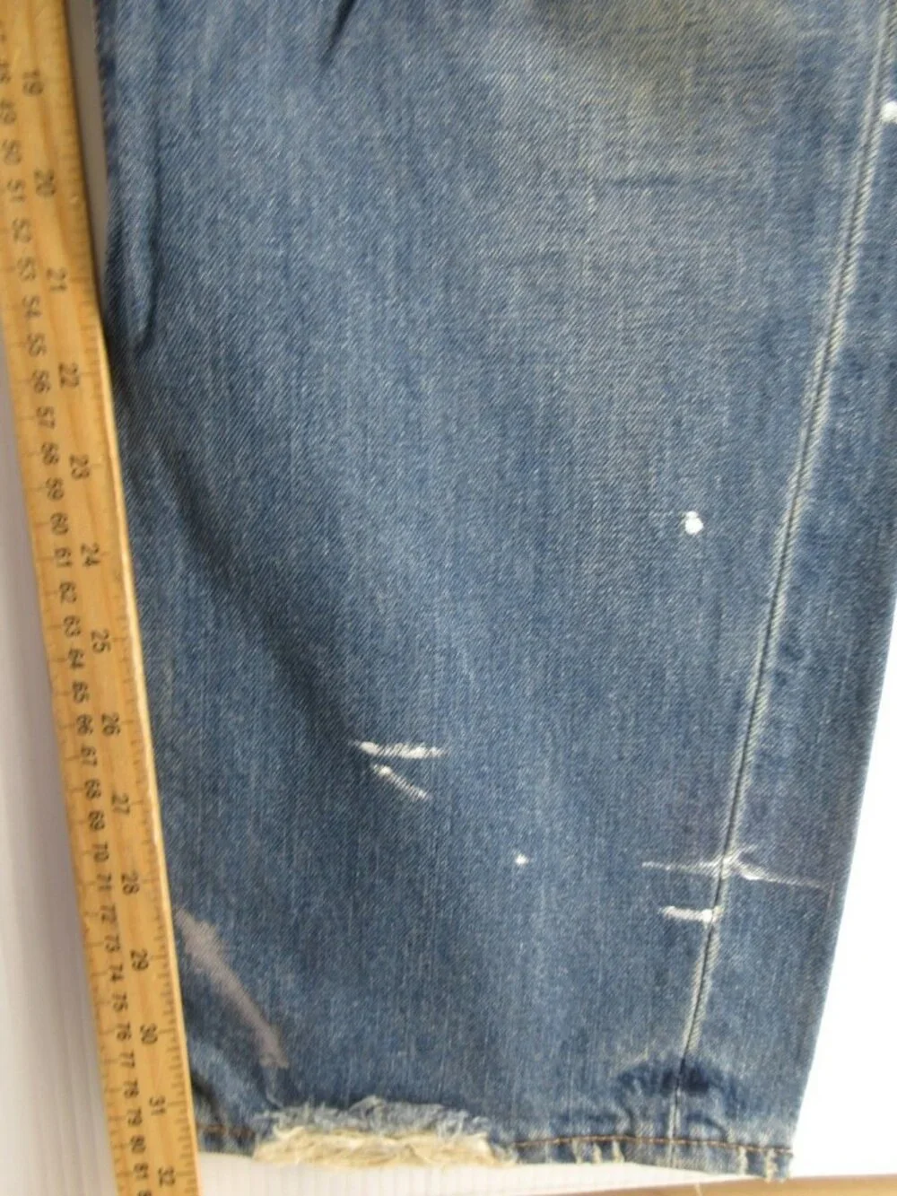 Polo Ralph Lauren Jeans 42X32 Cortland 300 Paint Splatter Distressed